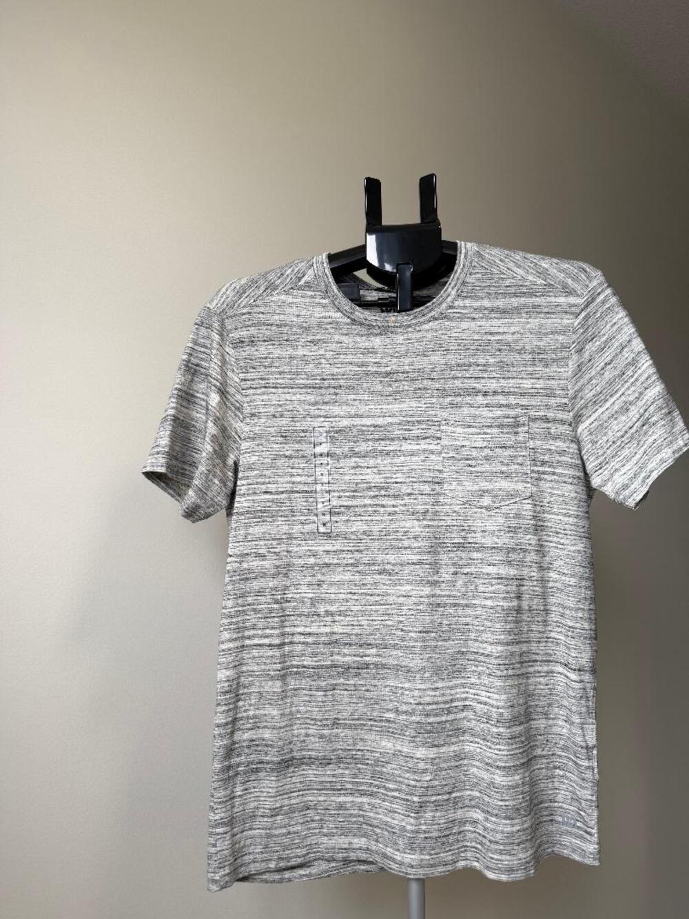 VRST ESSENTIAL POCKET TEE MENS SMALL SILVER SHADOW MARBLE